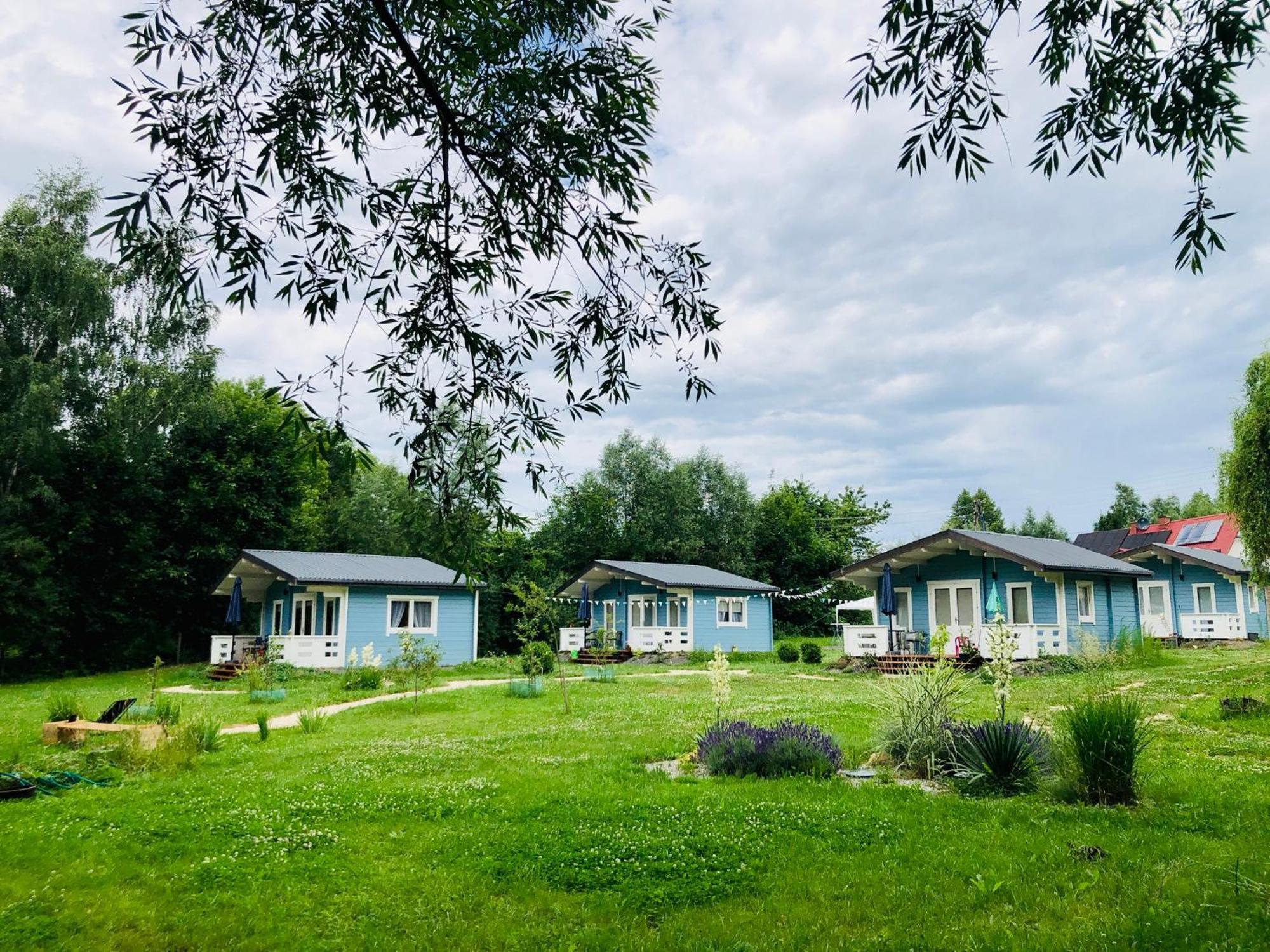 Domek Caloroczny Na Wylacznosc Niebieska Osada Nad Gorskim Potokiem Stary Waliszow Exterior foto